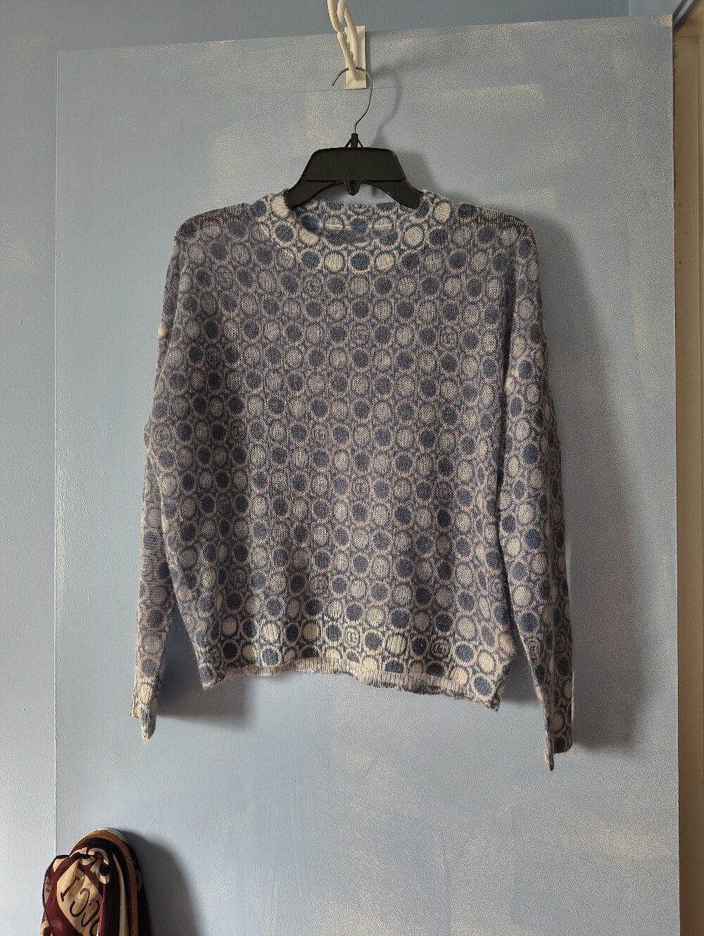 Pretty Mohair Blend GG Logo Sweater L